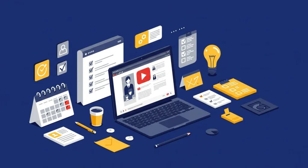 YouTube content pipeline